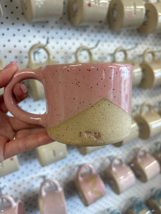 Mug - Pottery #1671 - I ❤️ U