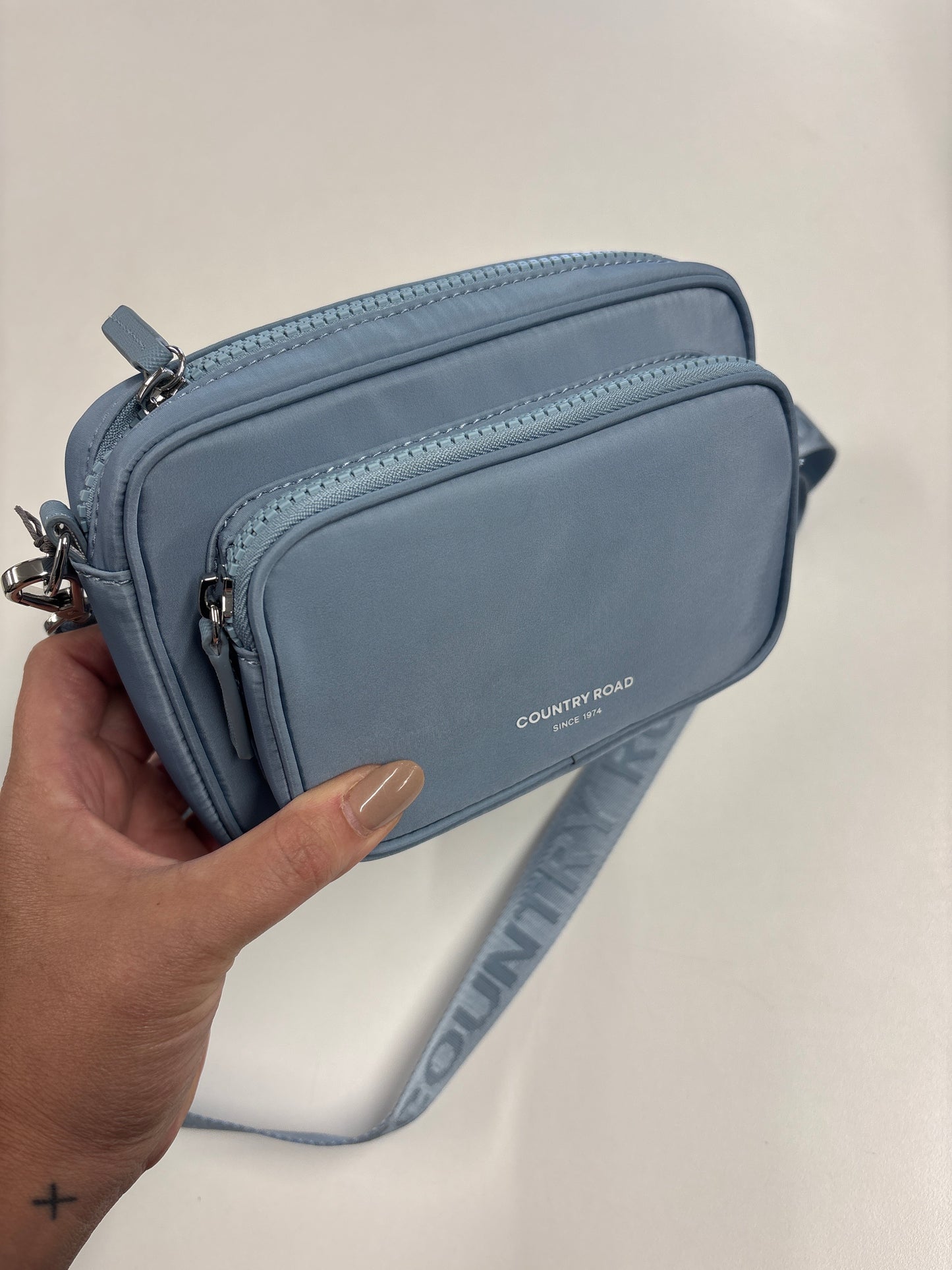 Bag - Mini Soft Crossbody - Baby Blue (Flint) - Country Road