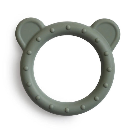 Teether - Mushie - Bear Teether - Green