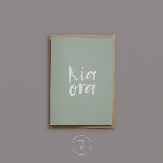 Greeting Card - Kia ora (Hello, Best Wishes, Good Luck)