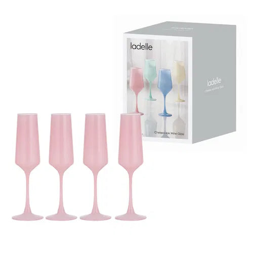 Champagne Glasses 4pk - Blush