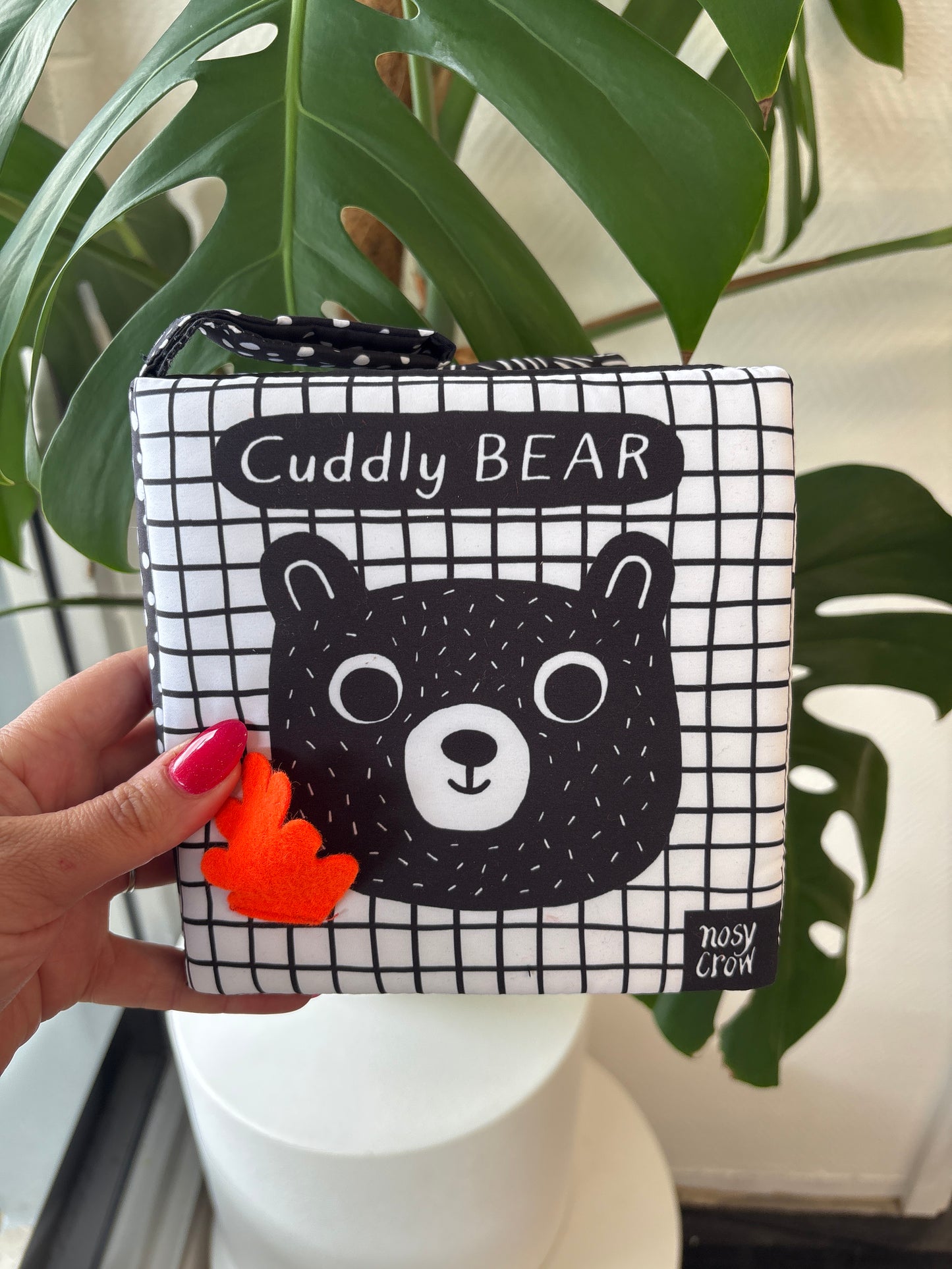 Book - Cuddly Bear - Cloth