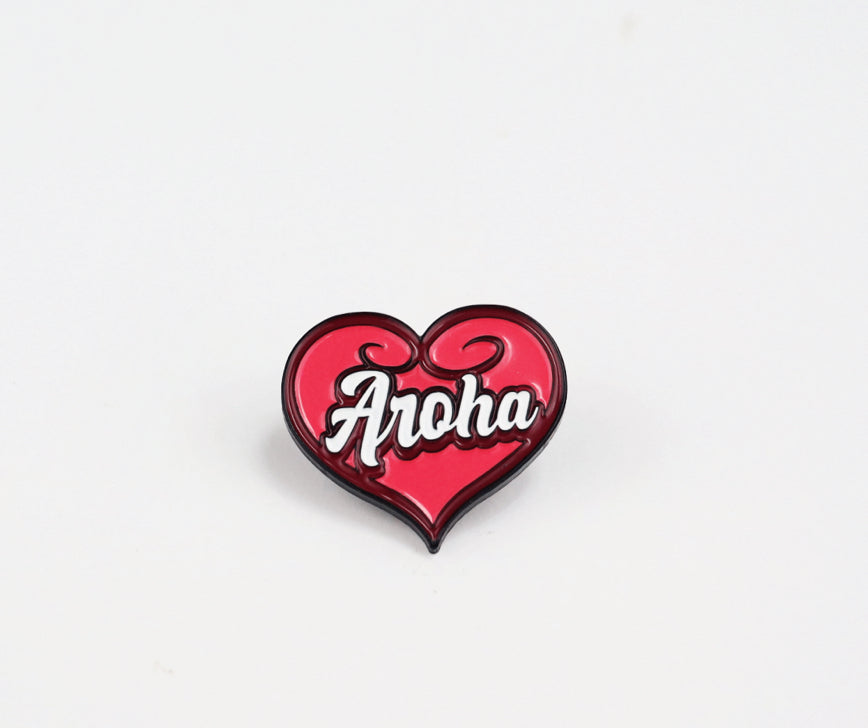 Badge Pin - Aroha - Enamel