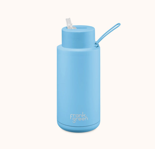 Reusable Bottle - Frank Green - 1ltr - Sky Blue