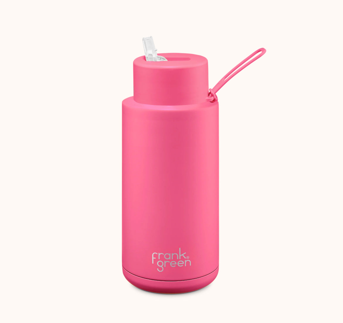 Reusable Bottle - Frank Green - 1ltr - Neon Pink