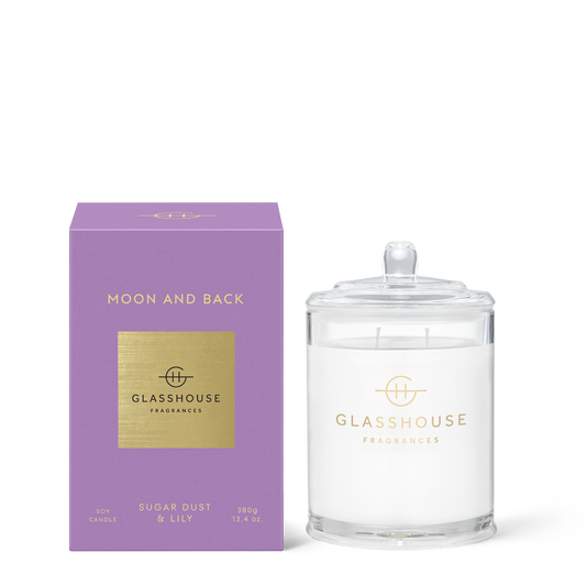 Candle - GH - Moon and Back - (Rose Petals + Brown Sugar) - 380g