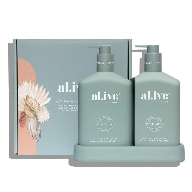 Wash & Lotion Duo - Al.ive - Kaffir Lime & Green Tea