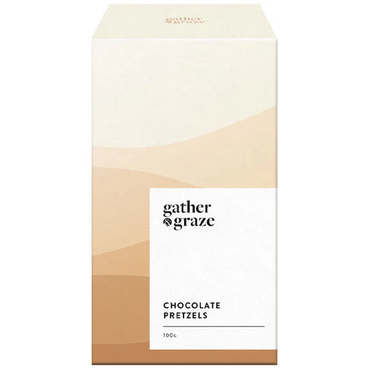 Chocolate Pretzels - 100g - Gather & Graze