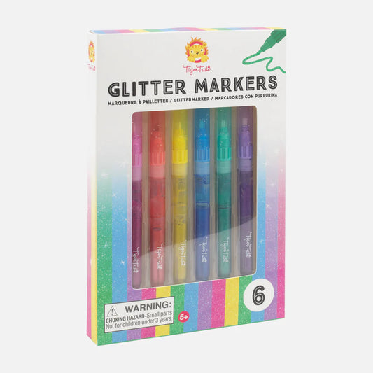 Glitter Markers - Tiger Tribe