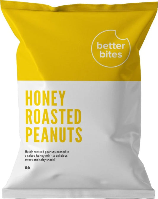 Honey Roasted Peanuts - 100g Bag