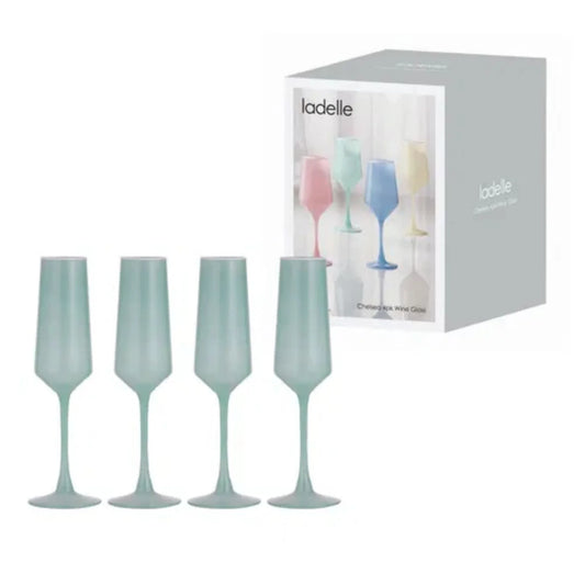 Champagne Glasses - Mint