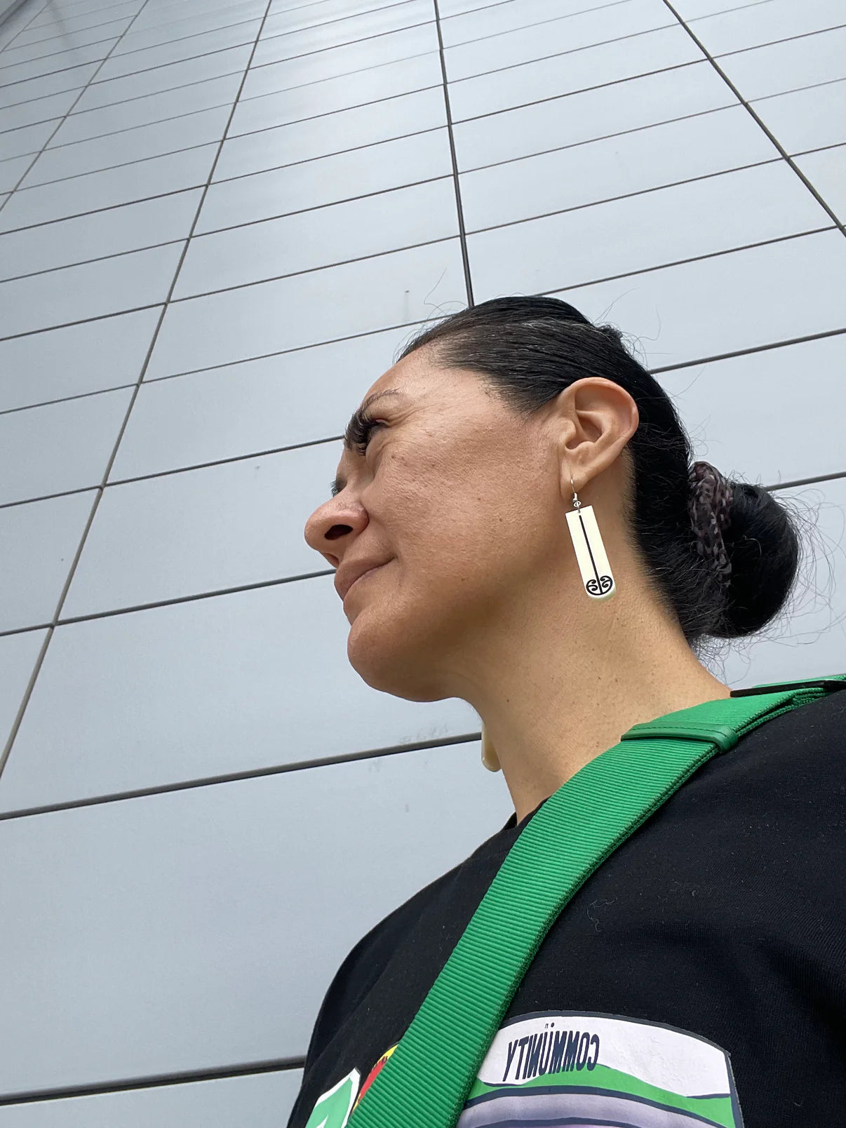 Earrings - Mangopare Drop - Green - Shilohs Way