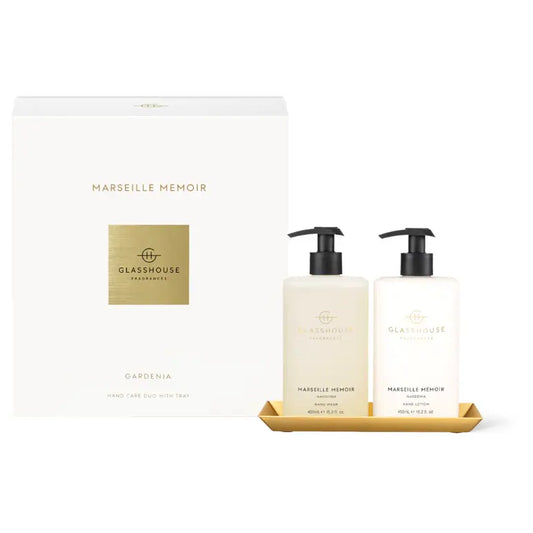 Gift Set Duo Hand Cream + Hand Wash - Marseille Memoir (Gardenia) - Glasshouse