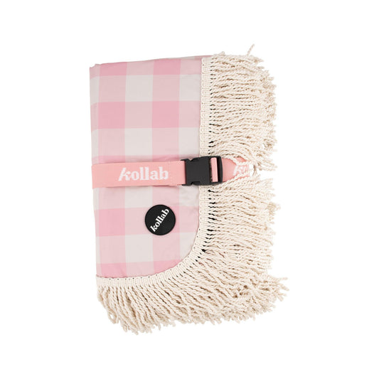 Picnic Mat - Candy Pink Check - Kollab