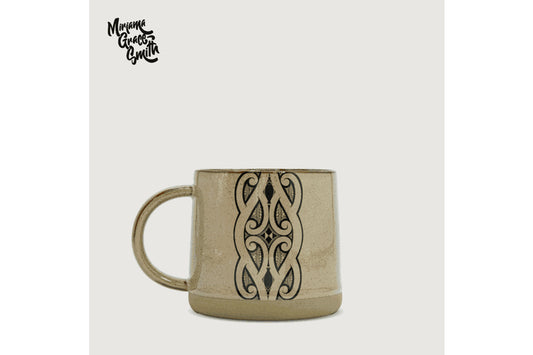 Mug - Glazed Ceramic - Miriama Grace-Smith - Moana Road - BROWN