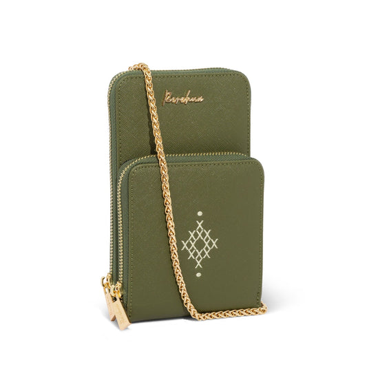 Bag - Puāwai Phone Bag  - Ōrwia Green