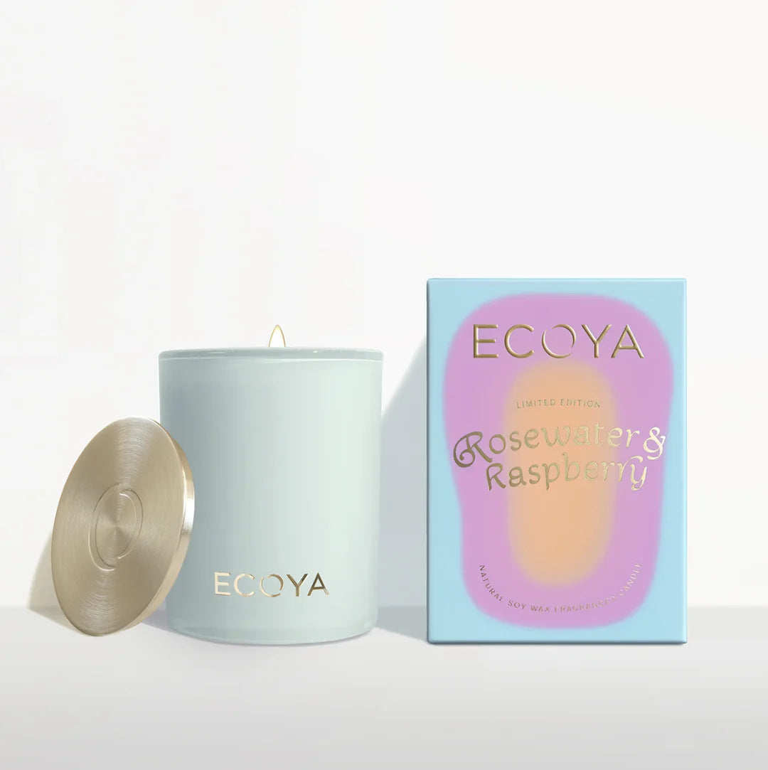 Candle -  Rosewater & Raspberry Madison - Ecoya - Limited Edition