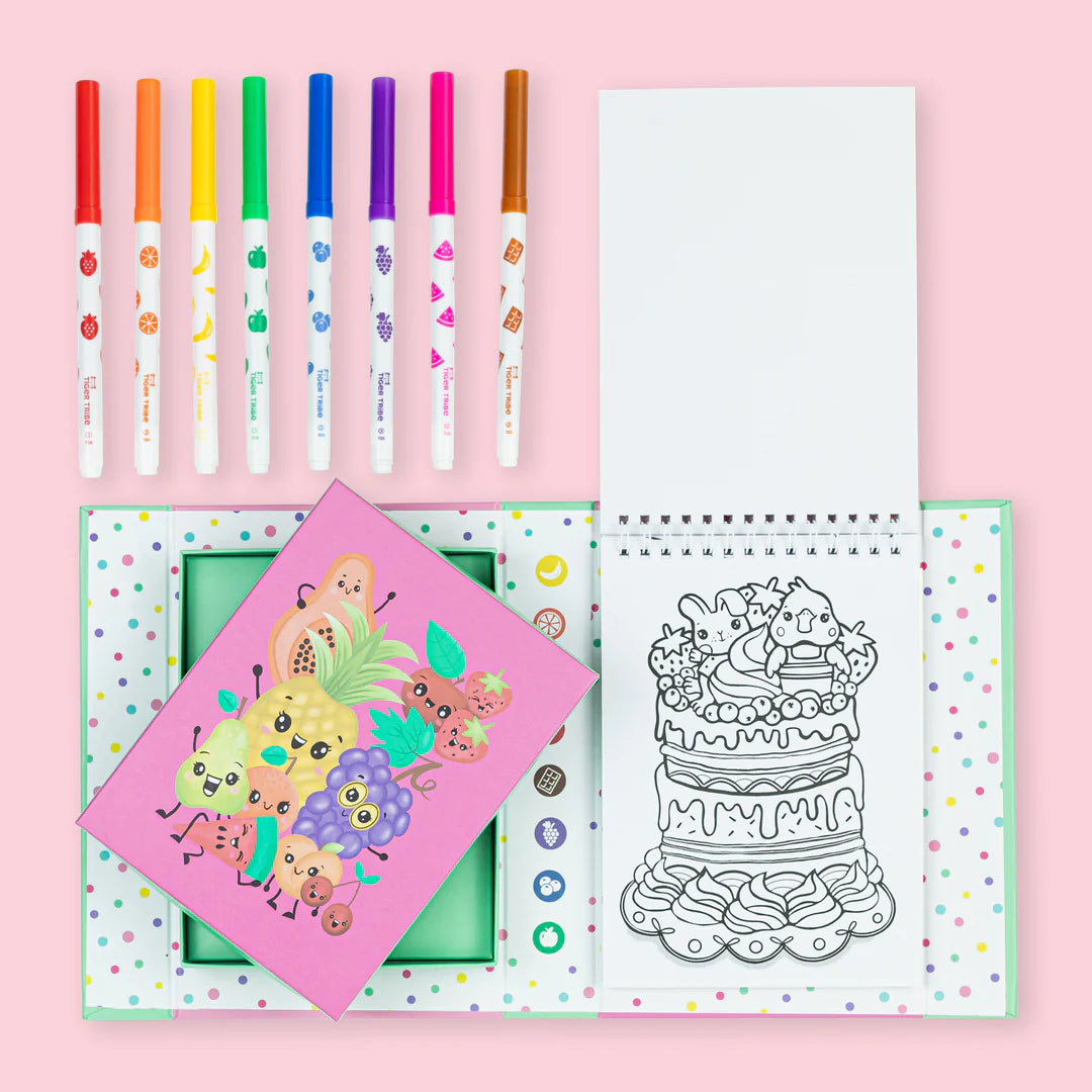 Colouring Set - Scented - Fruity Cutie - Tiger Tribe