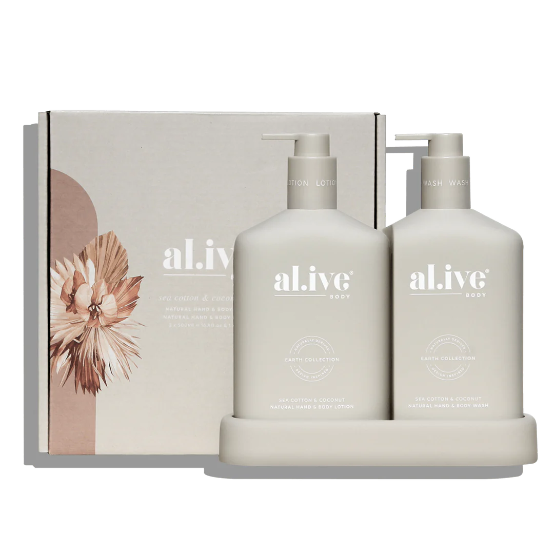 Wash & Lotion Duo - Al.ive - Sea Cotton & Coconut