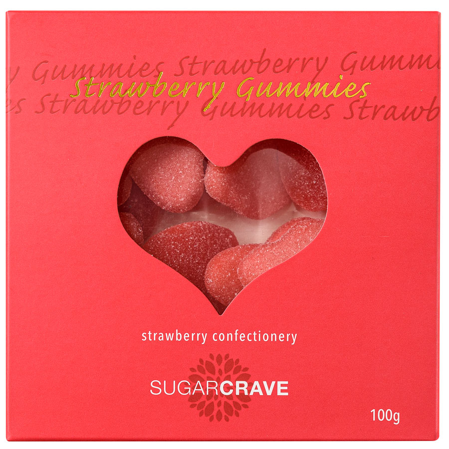 Gummies - Strawberry Hearts