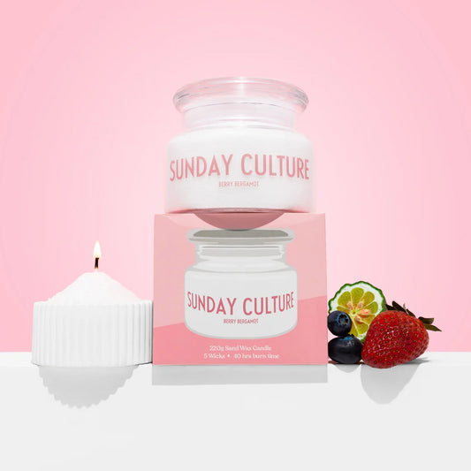 Sand Wax Candle - Berry Bergamot - Sunday Culture