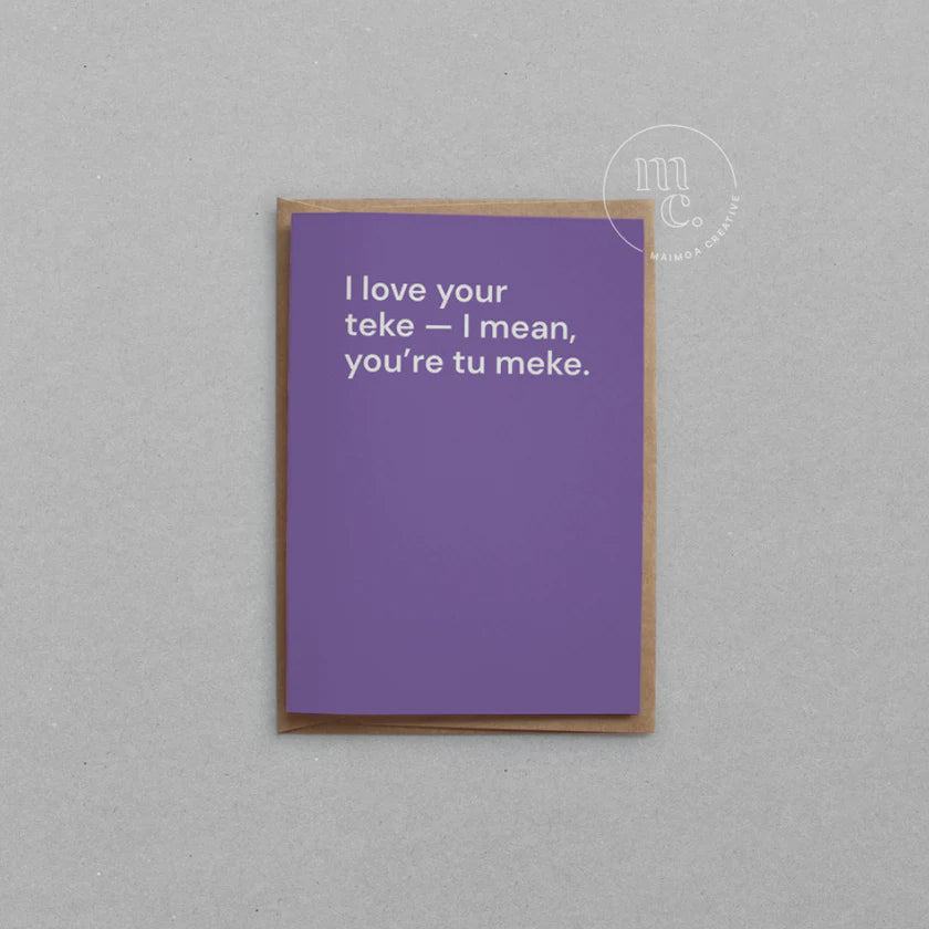 Greeting Card - I love your....