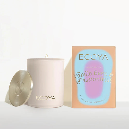 Candle - Vanilla Bean & Passionfruit Madison - Ecoya - Limited Edition