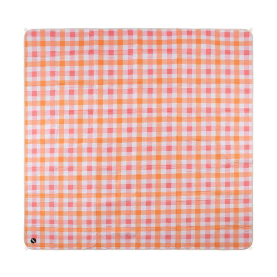 Picnic Mat - Watermelon Peach Check - Kollab