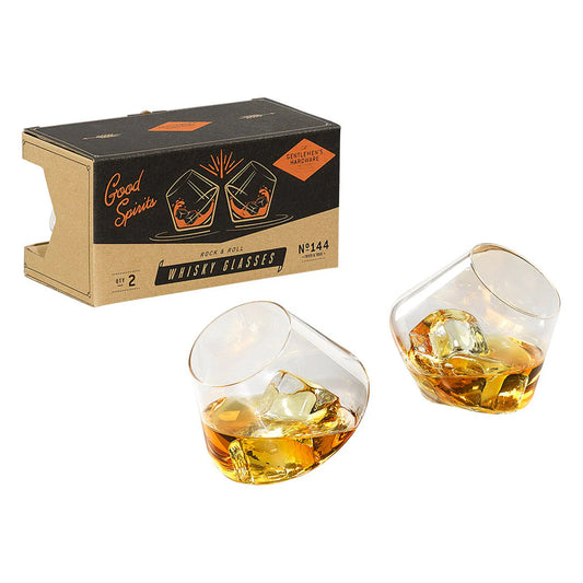 Glasses - Rock & Roll Whisky Glasses (Set of 2)