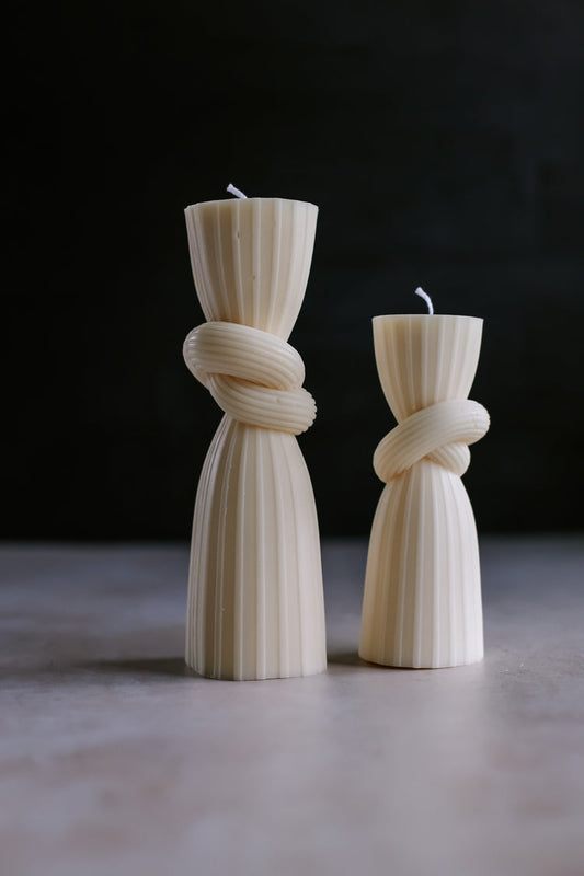 Candle Decor - Knotted Pillar Set - Blow My Wick