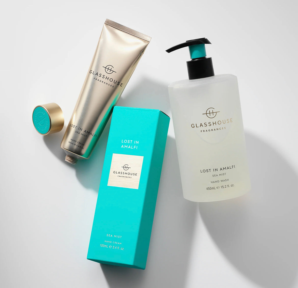 Set - Hand Cream + Hand Wash - Lost in Amalfi (Sea Mist) - Glasshouse