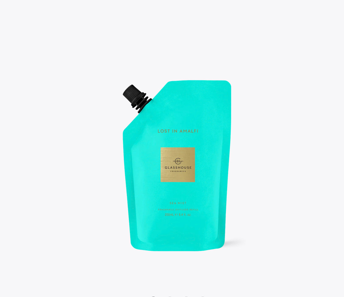 Diffuser Pouch REFILL - Lost in Amalfi (Sea Mist) - Glasshouse