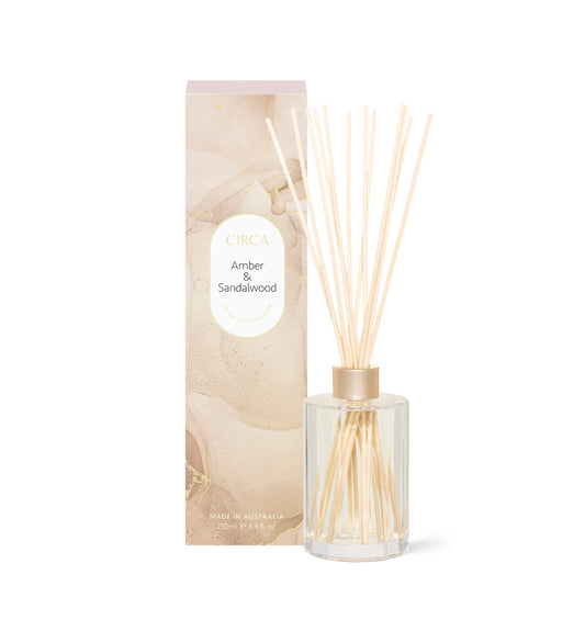 Reed Diffuser - Amber + Sandalwood - Circa