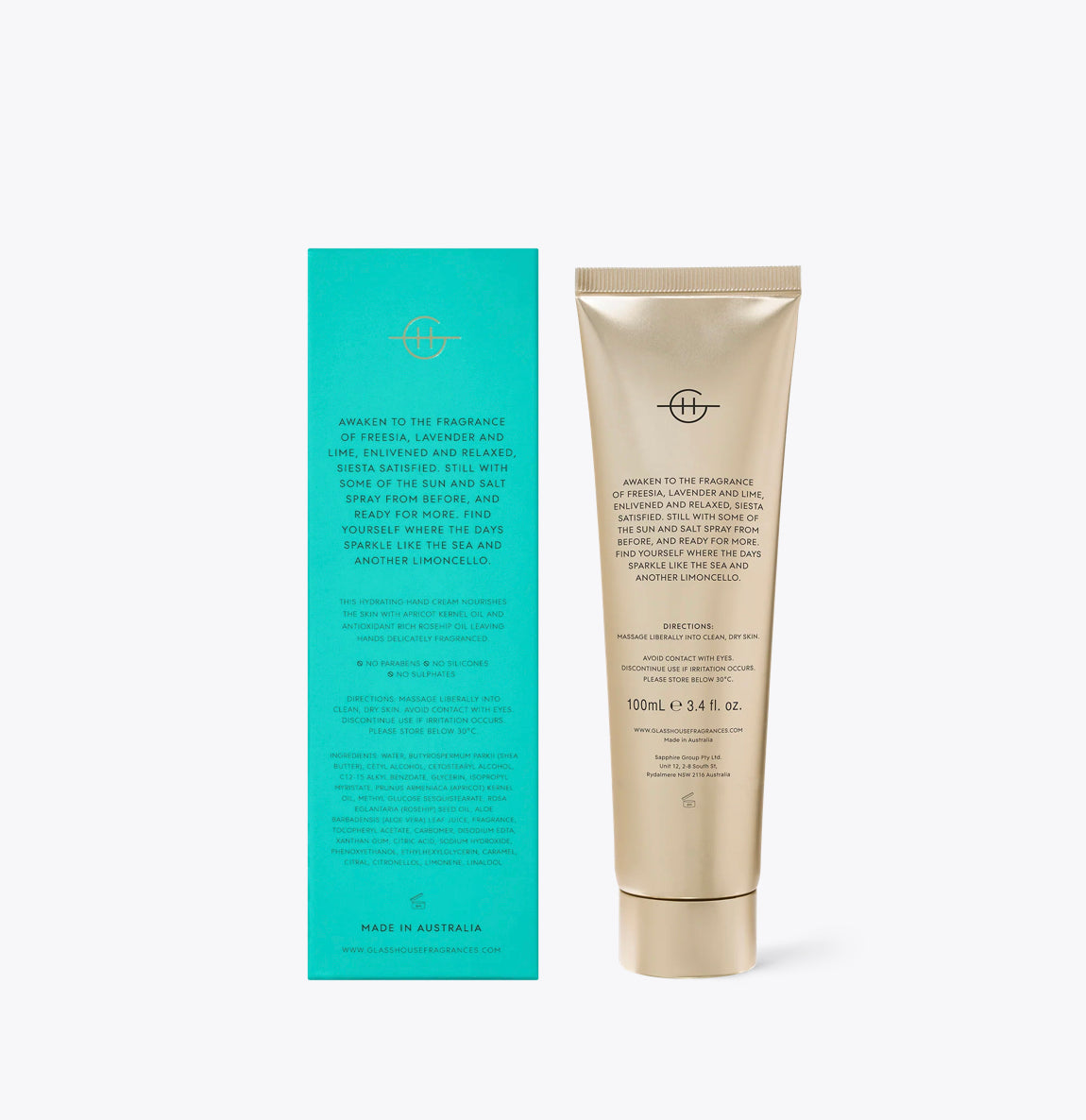 Hand Cream - Lost In Amalfi (Sea Breeze) - Glasshouse