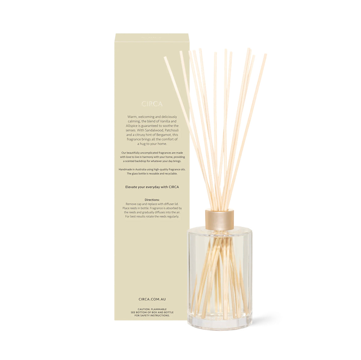 Reed Diffuser - Vanilla Bean + All Spice - Circa