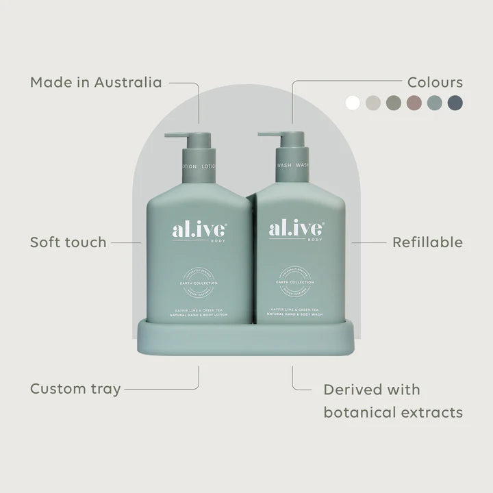 Wash & Lotion Duo - Al.ive - Kaffir Lime & Green Tea