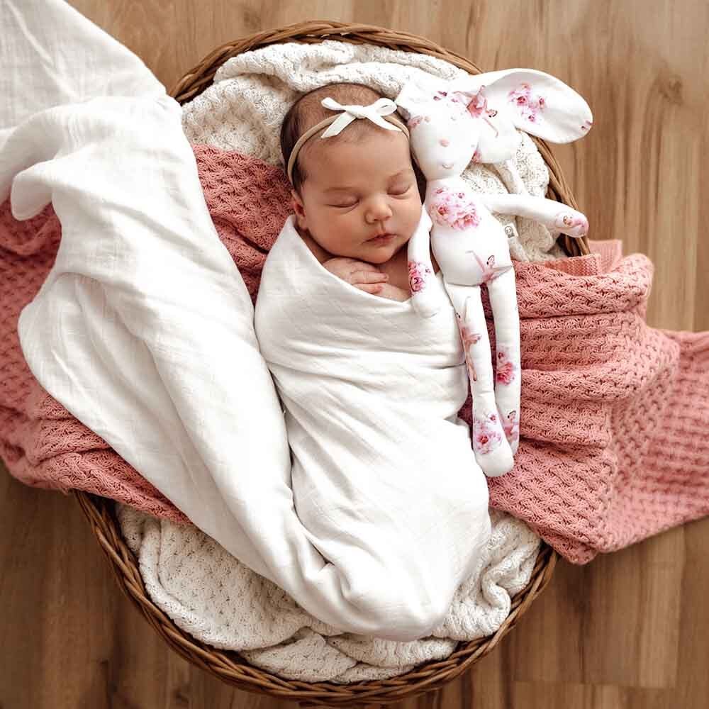 Organic Muslin Wrap - Snuggle Hunny - Milk