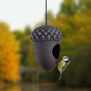 Bird House & Feeder Acorn 
11x16cm