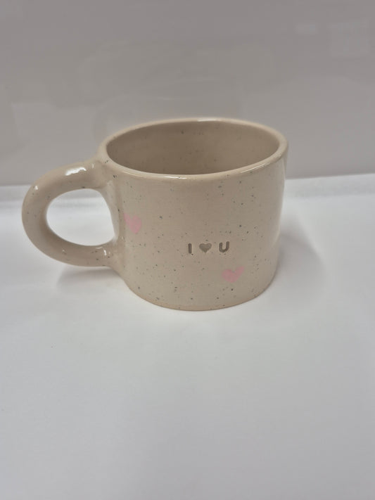 Mug - Pottery #1635 - I ❤️ U