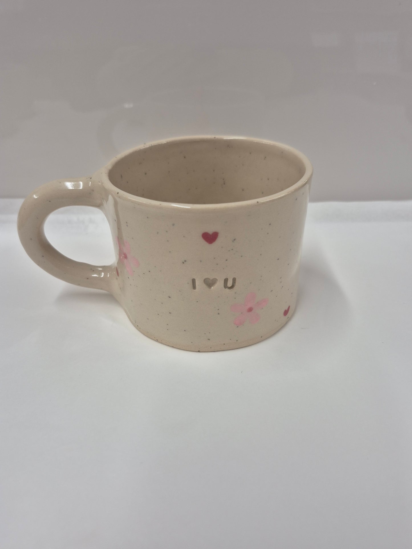 Mug - Pottery #1636 - I ❤️ U