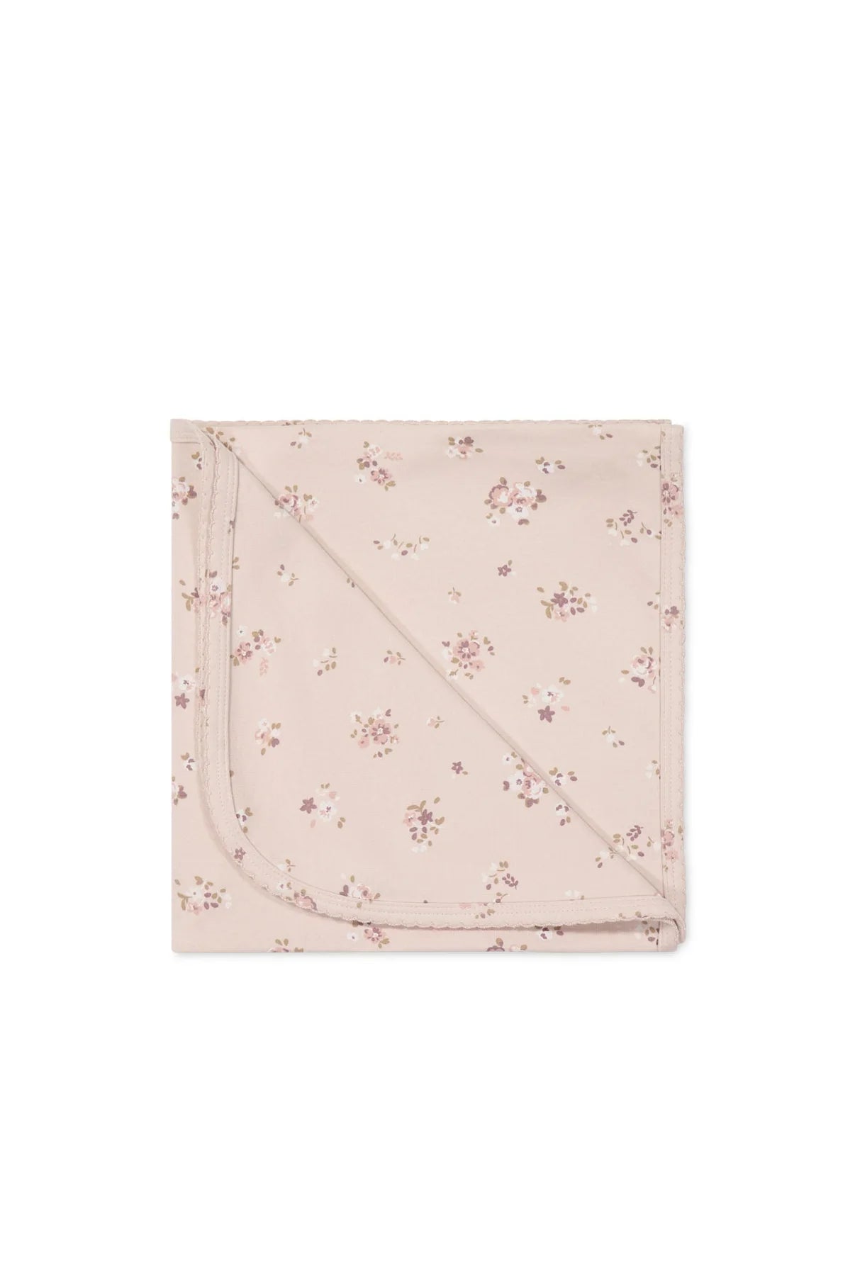 Cotton Wrap Blanket - Petite Fleur Soft Peony - Jamie Kay