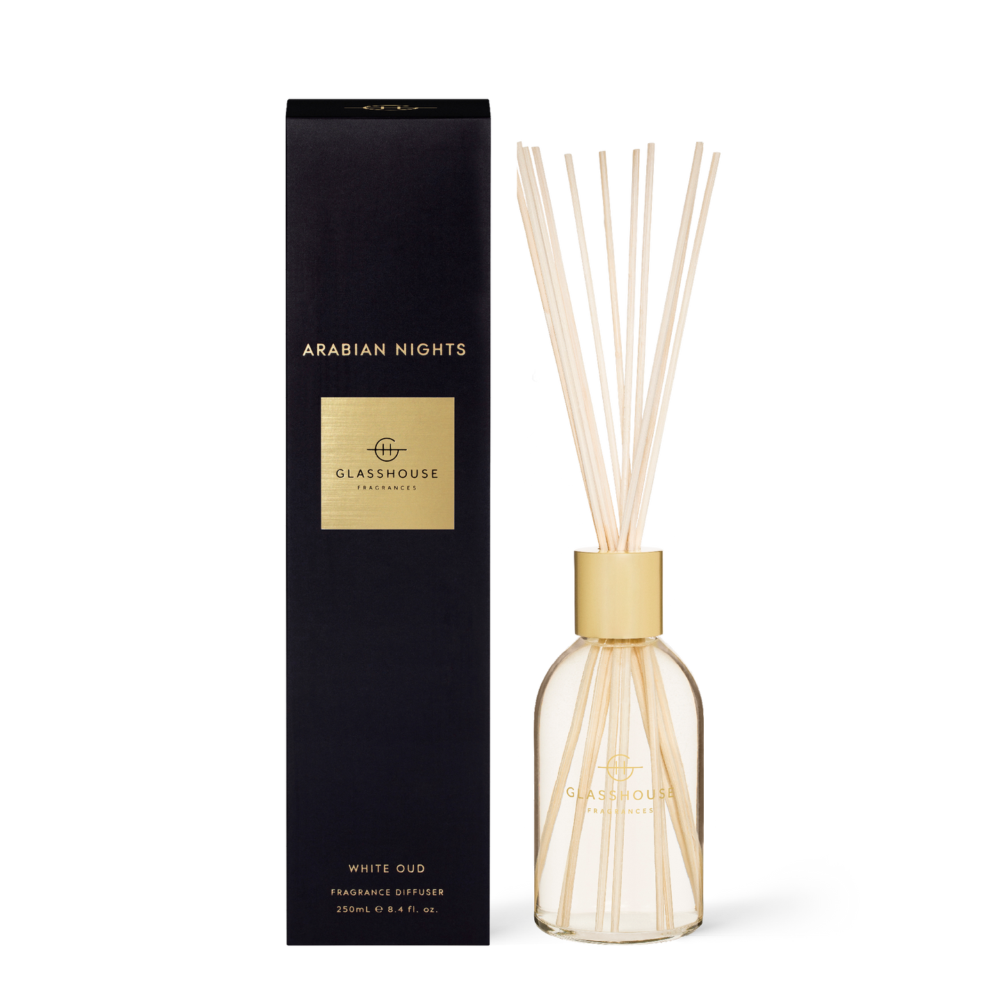 Reed Diffuser - Arabian Nights (White Oud) - Glasshouse